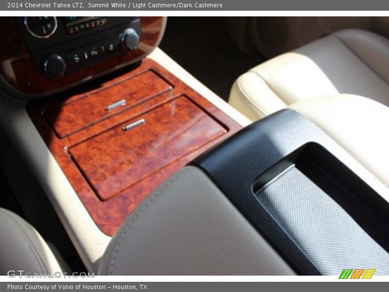 Summit White / Light Cashmere/Dark Cashmere 2014 Chevrolet Tahoe LTZ