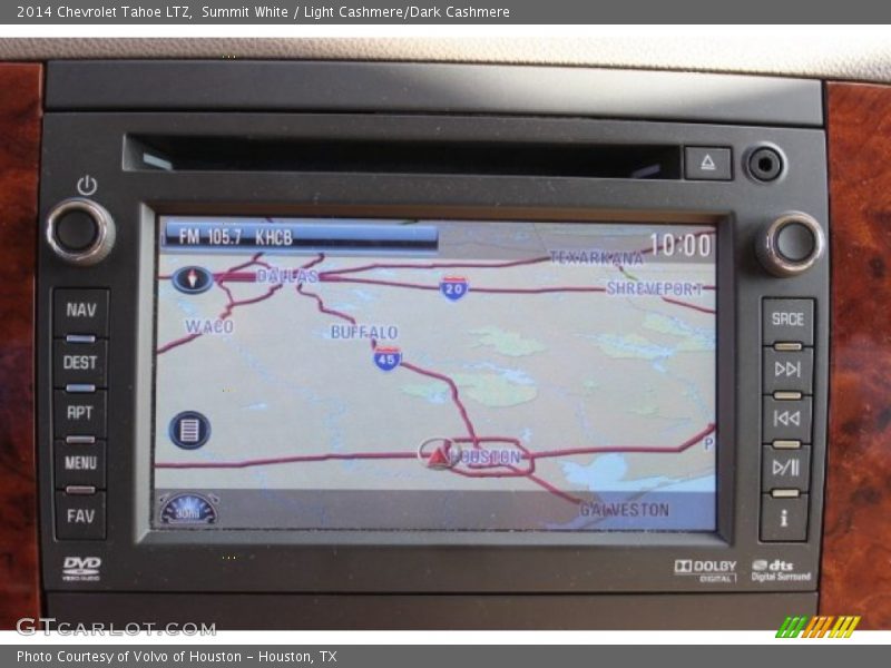 Summit White / Light Cashmere/Dark Cashmere 2014 Chevrolet Tahoe LTZ