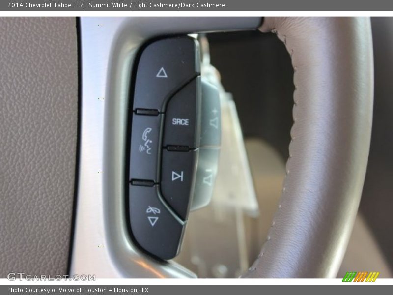 Summit White / Light Cashmere/Dark Cashmere 2014 Chevrolet Tahoe LTZ