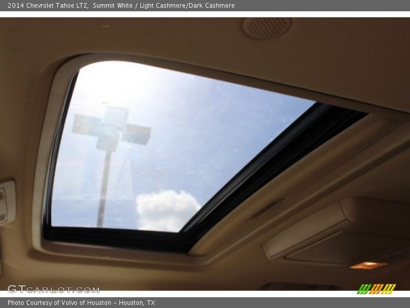 Summit White / Light Cashmere/Dark Cashmere 2014 Chevrolet Tahoe LTZ