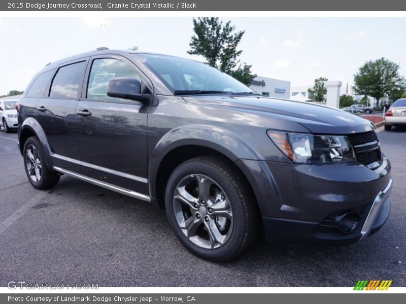 Granite Crystal Metallic / Black 2015 Dodge Journey Crossroad