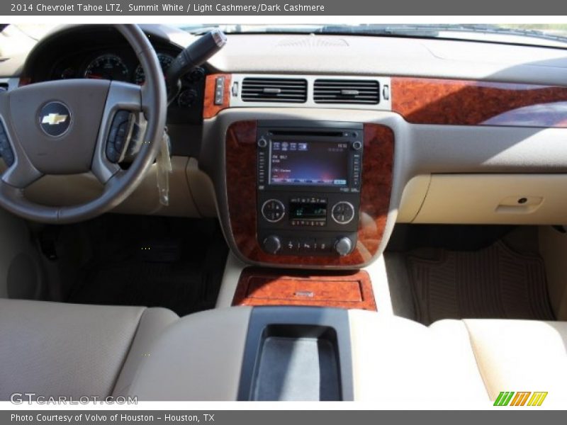 Summit White / Light Cashmere/Dark Cashmere 2014 Chevrolet Tahoe LTZ