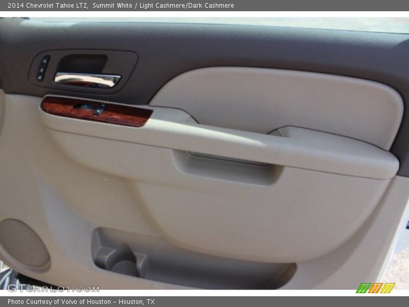 Summit White / Light Cashmere/Dark Cashmere 2014 Chevrolet Tahoe LTZ