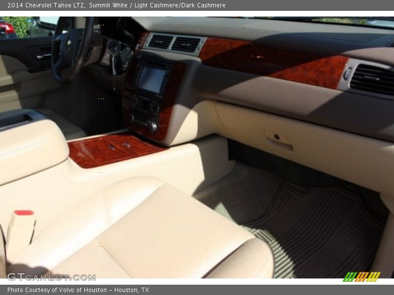 Summit White / Light Cashmere/Dark Cashmere 2014 Chevrolet Tahoe LTZ