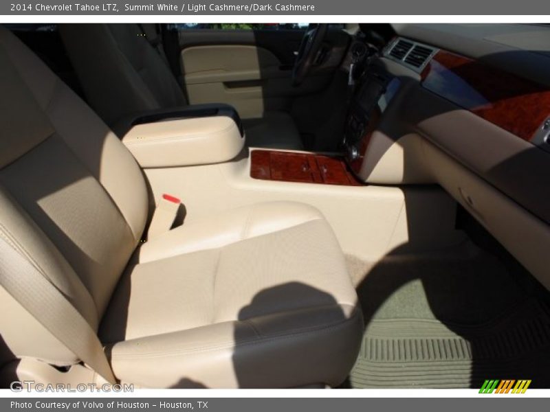 Summit White / Light Cashmere/Dark Cashmere 2014 Chevrolet Tahoe LTZ