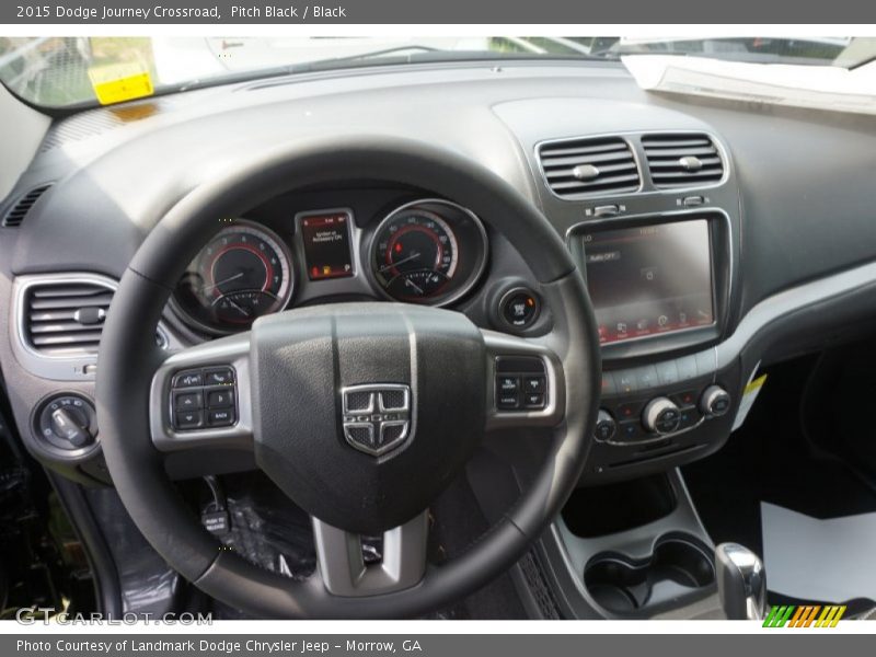 Pitch Black / Black 2015 Dodge Journey Crossroad