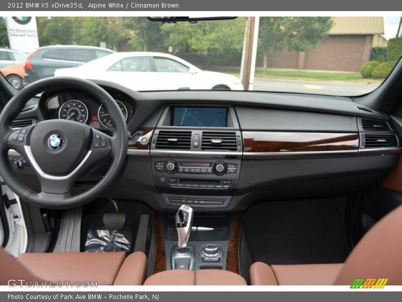 Alpine White / Cinnamon Brown 2012 BMW X5 xDrive35d