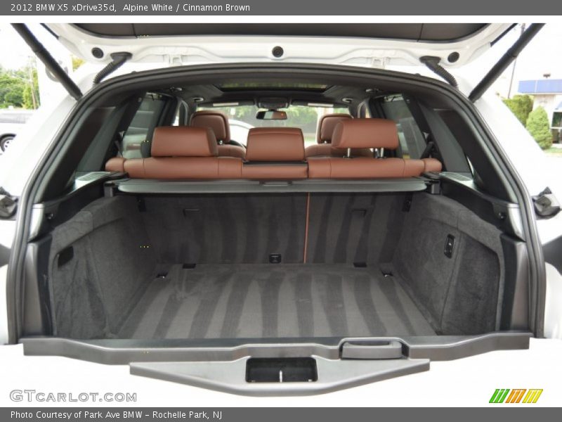 Alpine White / Cinnamon Brown 2012 BMW X5 xDrive35d