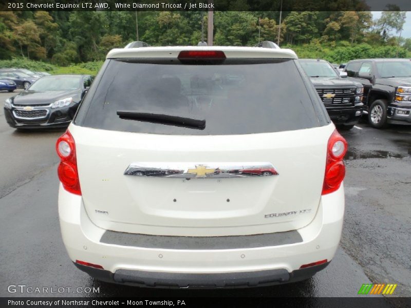White Diamond Tricoat / Jet Black 2015 Chevrolet Equinox LTZ AWD