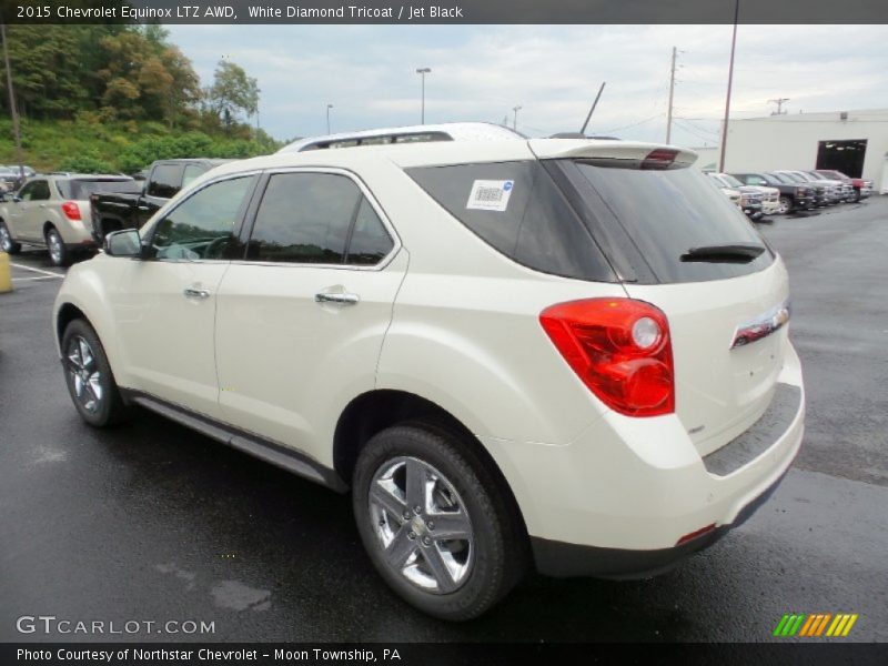 White Diamond Tricoat / Jet Black 2015 Chevrolet Equinox LTZ AWD