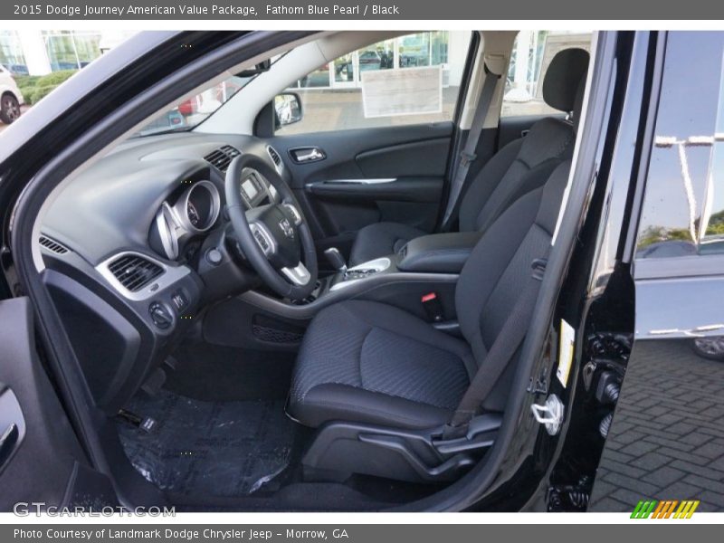 Fathom Blue Pearl / Black 2015 Dodge Journey American Value Package
