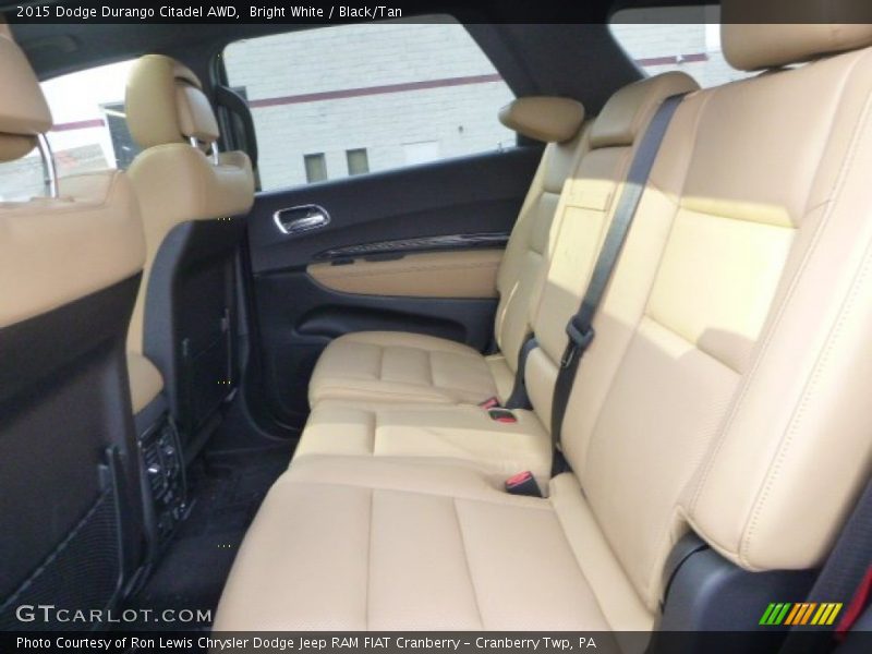Bright White / Black/Tan 2015 Dodge Durango Citadel AWD