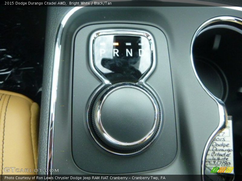 Bright White / Black/Tan 2015 Dodge Durango Citadel AWD