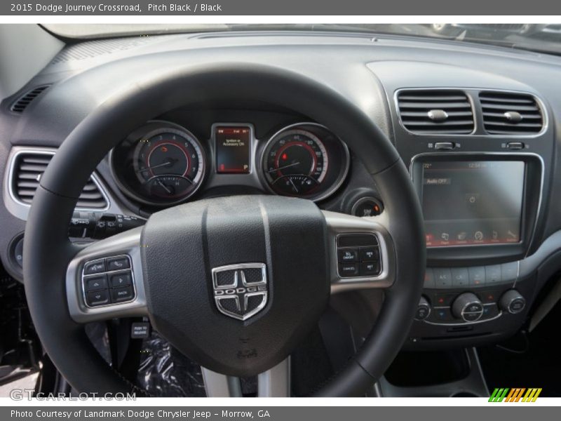 Pitch Black / Black 2015 Dodge Journey Crossroad
