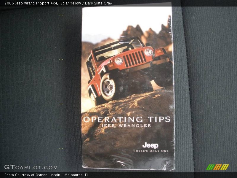 Solar Yellow / Dark Slate Gray 2006 Jeep Wrangler Sport 4x4