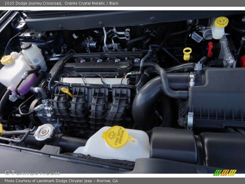 Granite Crystal Metallic / Black 2015 Dodge Journey Crossroad