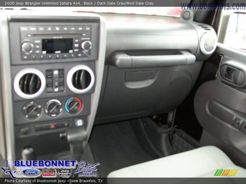 Black / Dark Slate Gray/Med Slate Gray 2008 Jeep Wrangler Unlimited Sahara 4x4