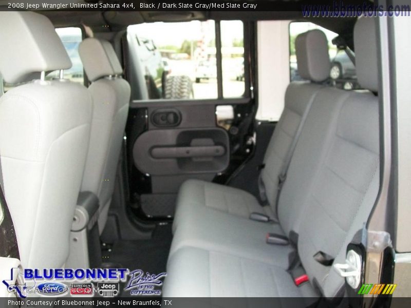 Black / Dark Slate Gray/Med Slate Gray 2008 Jeep Wrangler Unlimited Sahara 4x4