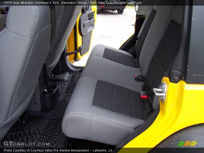Detonator Yellow / Dark Slate Gray/Medium Slate Gray 2009 Jeep Wrangler Unlimited X 4x4