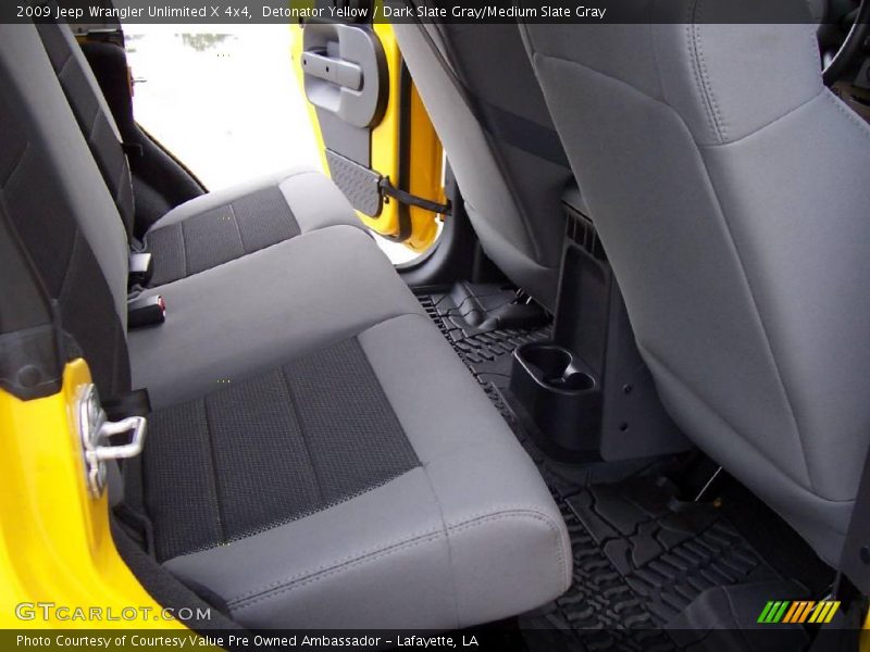 Detonator Yellow / Dark Slate Gray/Medium Slate Gray 2009 Jeep Wrangler Unlimited X 4x4