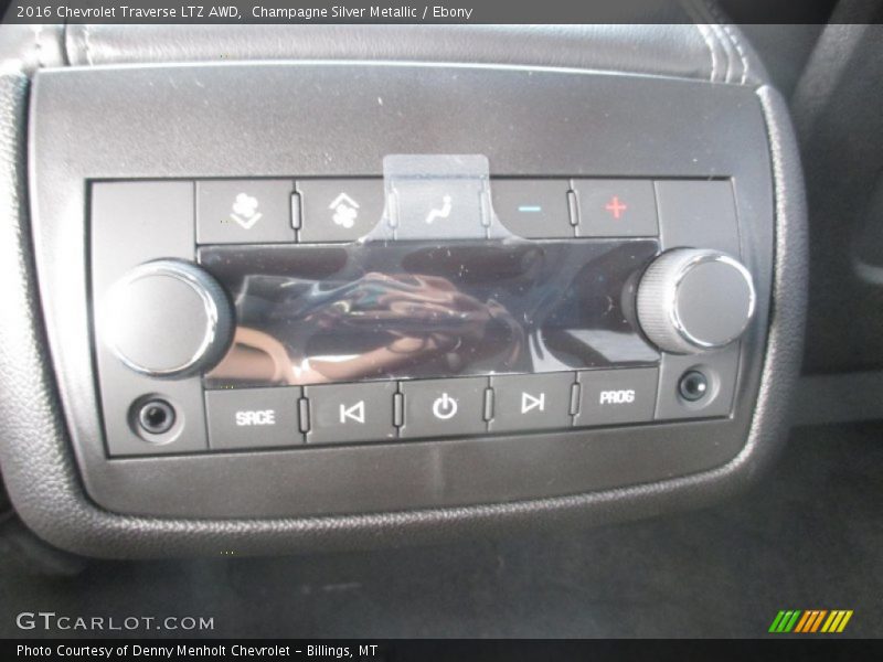 Champagne Silver Metallic / Ebony 2016 Chevrolet Traverse LTZ AWD
