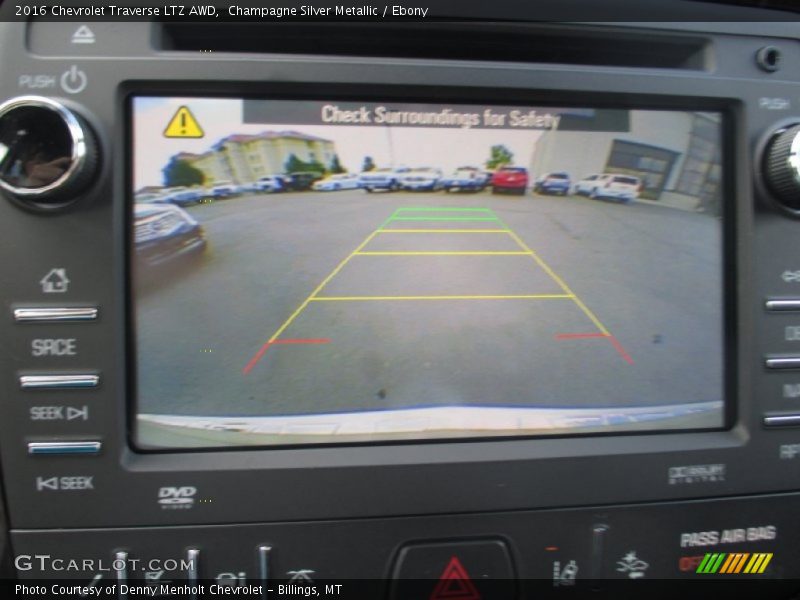Champagne Silver Metallic / Ebony 2016 Chevrolet Traverse LTZ AWD