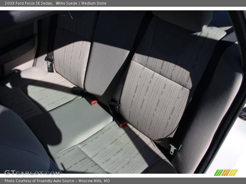 White Suede / Medium Stone 2009 Ford Focus SE Sedan