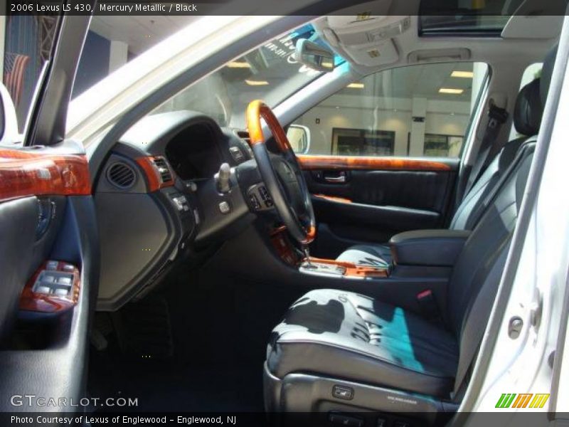 Mercury Metallic / Black 2006 Lexus LS 430