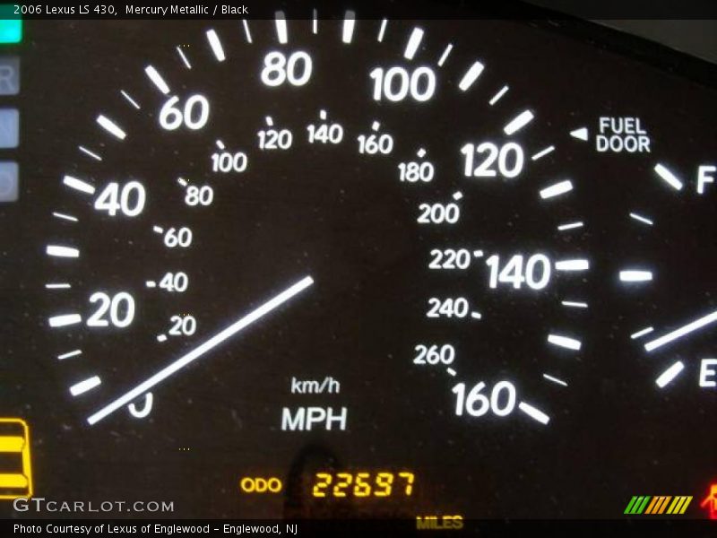 Mercury Metallic / Black 2006 Lexus LS 430