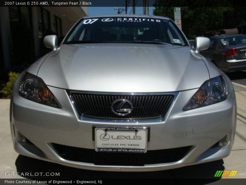 Tungsten Pearl / Black 2007 Lexus IS 250 AWD