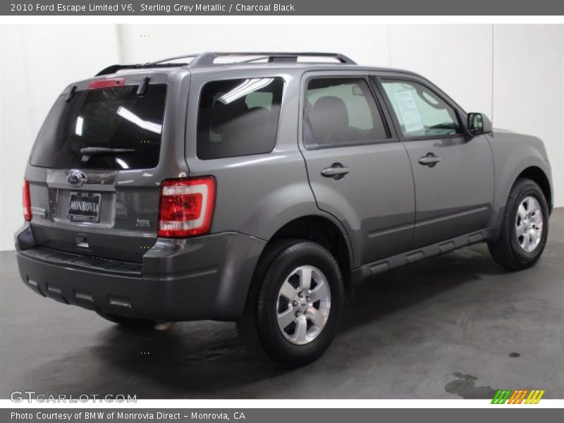 Sterling Grey Metallic / Charcoal Black 2010 Ford Escape Limited V6