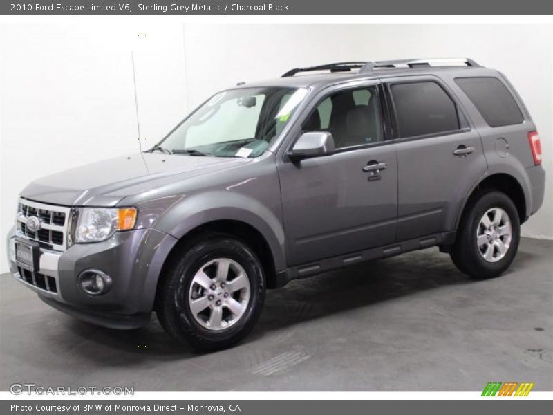 Sterling Grey Metallic / Charcoal Black 2010 Ford Escape Limited V6
