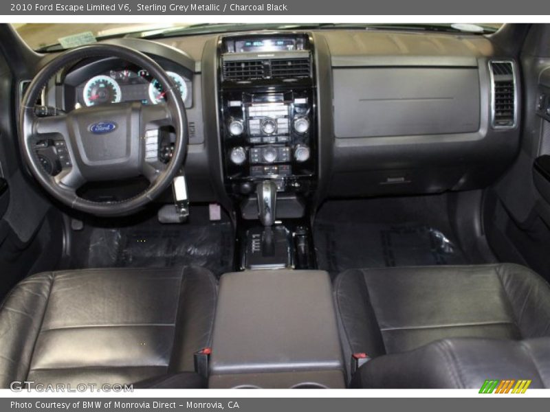 Sterling Grey Metallic / Charcoal Black 2010 Ford Escape Limited V6