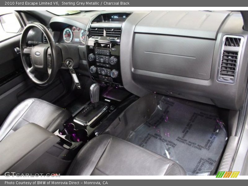 Sterling Grey Metallic / Charcoal Black 2010 Ford Escape Limited V6