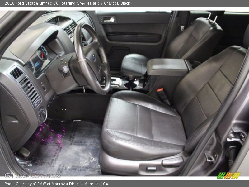 Sterling Grey Metallic / Charcoal Black 2010 Ford Escape Limited V6