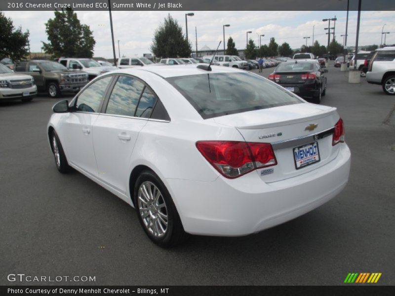 Summit White / Jet Black 2016 Chevrolet Cruze Limited ECO
