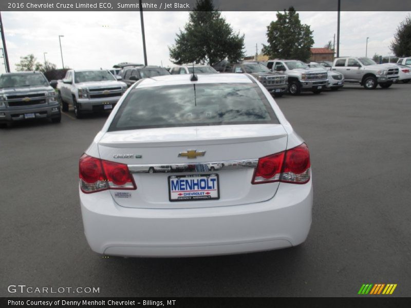 Summit White / Jet Black 2016 Chevrolet Cruze Limited ECO