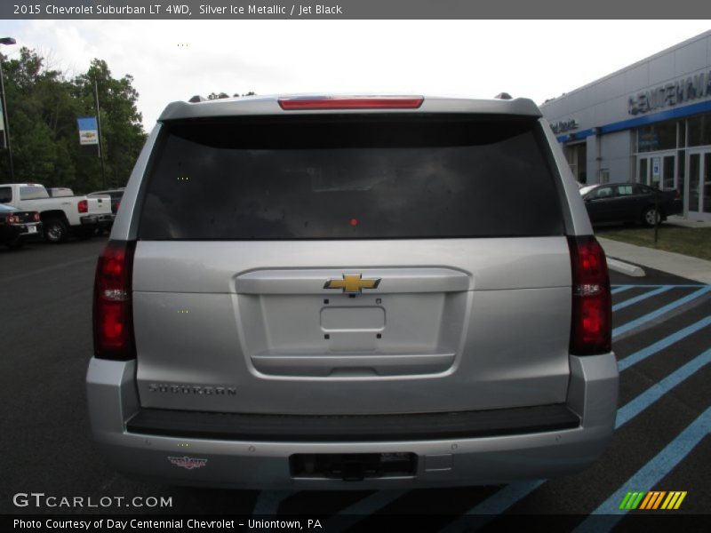 Silver Ice Metallic / Jet Black 2015 Chevrolet Suburban LT 4WD