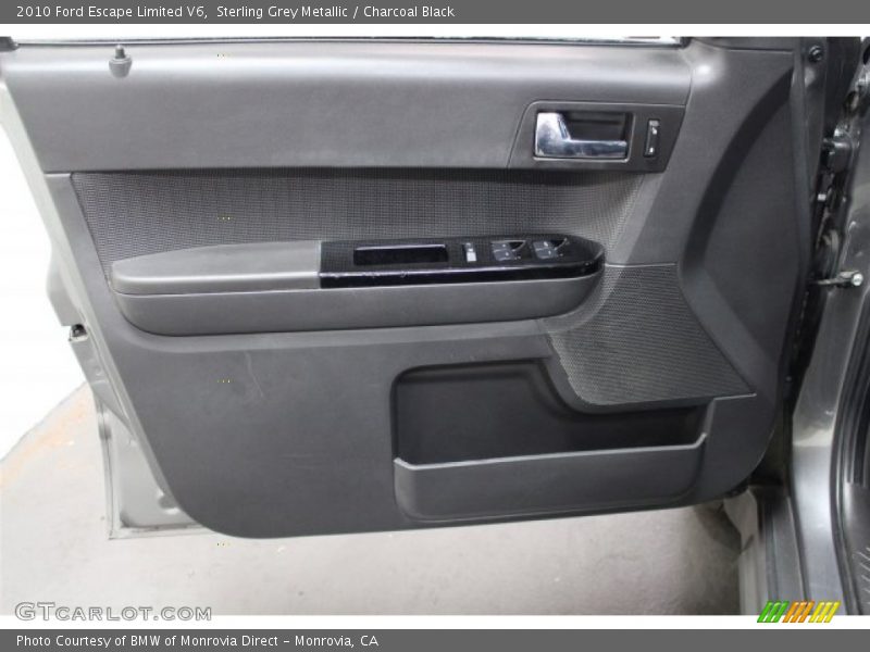 Sterling Grey Metallic / Charcoal Black 2010 Ford Escape Limited V6