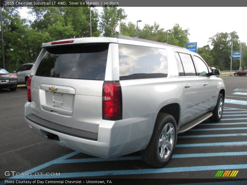 Silver Ice Metallic / Jet Black 2015 Chevrolet Suburban LT 4WD