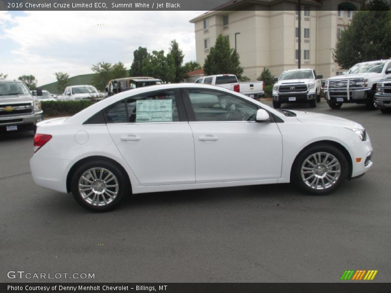 Summit White / Jet Black 2016 Chevrolet Cruze Limited ECO
