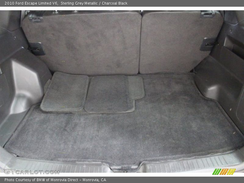 Sterling Grey Metallic / Charcoal Black 2010 Ford Escape Limited V6