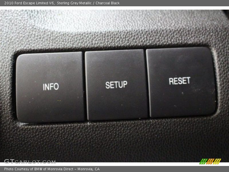 Sterling Grey Metallic / Charcoal Black 2010 Ford Escape Limited V6