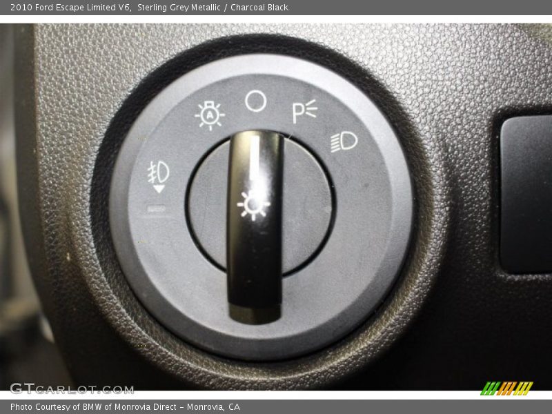 Sterling Grey Metallic / Charcoal Black 2010 Ford Escape Limited V6