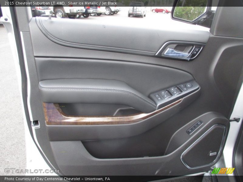 Silver Ice Metallic / Jet Black 2015 Chevrolet Suburban LT 4WD