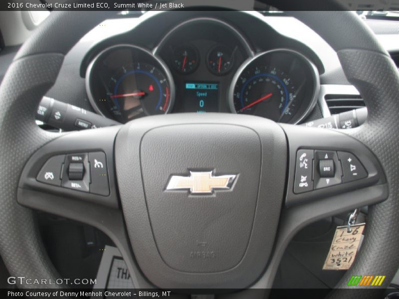 Summit White / Jet Black 2016 Chevrolet Cruze Limited ECO