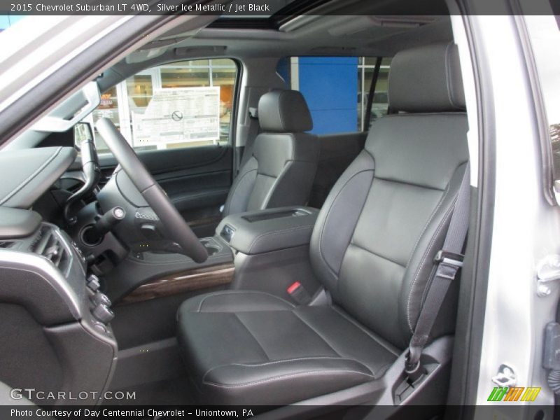 Silver Ice Metallic / Jet Black 2015 Chevrolet Suburban LT 4WD