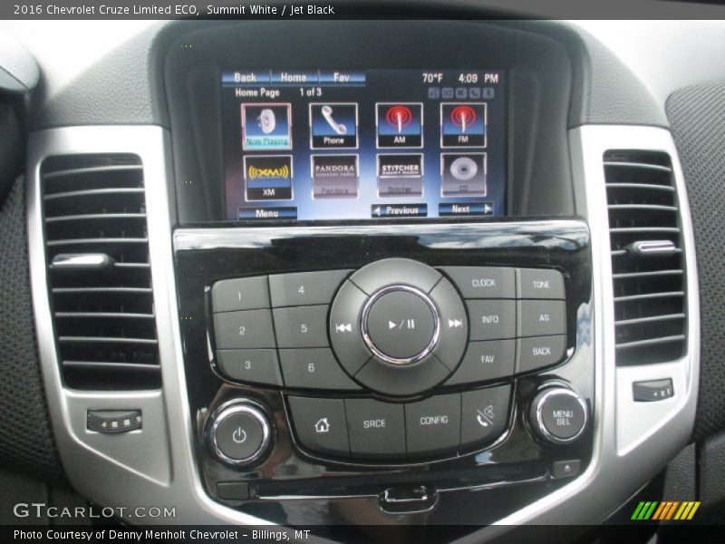 Summit White / Jet Black 2016 Chevrolet Cruze Limited ECO