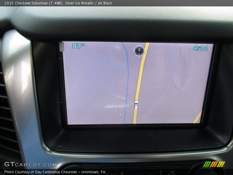 Silver Ice Metallic / Jet Black 2015 Chevrolet Suburban LT 4WD