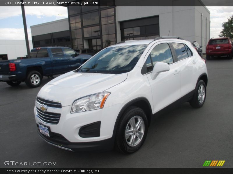 Summit White / Jet Black 2015 Chevrolet Trax LT AWD